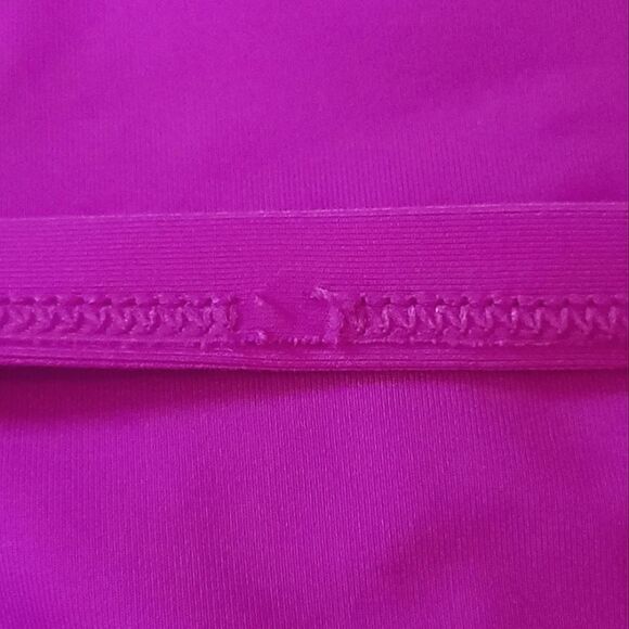 Calvin Klein Pink V-neck Ruched Side UV Protection Tankini Swimsuit Tank Top S - Picture 7 of 7